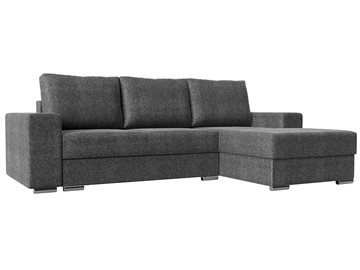 Угловой диван с оттоманкой Дрезден, Серый (рогожка) НПБ в Йошкар-Оле