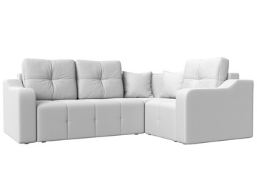 Угловой диван для гостиной Кембридж, Белый (экокожа) в Йошкар-Оле