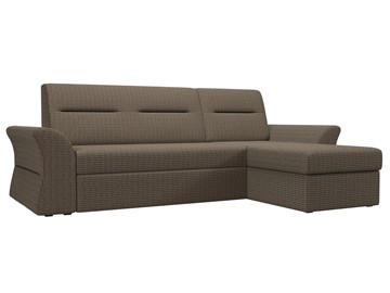 Угловой диван с оттоманкой Клайд, Корфу 03 (рогожка) в Йошкар-Оле