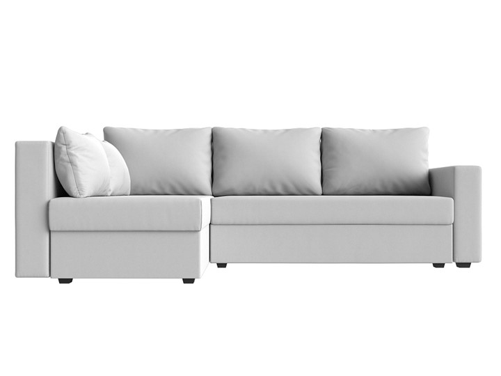 Угловой раскладной диван Мансберг, Белый (Экокожа) в Йошкар-Оле - изображение 8