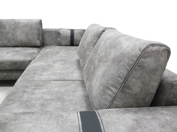 Угловой диван с узкой спинкой Даллас  м6,2+м3+м4+м9+м6+м15 отдельный +2 малые подушки+ящик в малой части в Йошкар-Оле - изображение 4