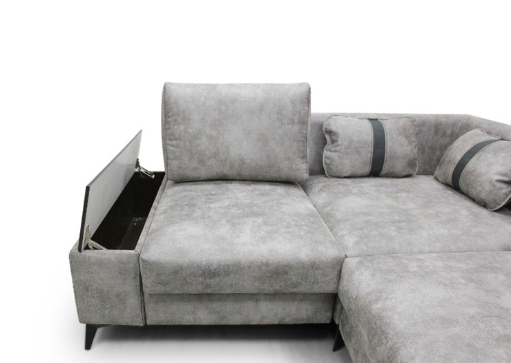 Угловой диван с узкой спинкой Даллас  м6,2+м3+м4+м9+м6+м15 отдельный +2 малые подушки+ящик в малой части в Йошкар-Оле - изображение 5