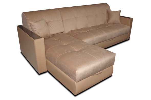 Угловой диван с оттоманкой Аккордеон-1 (сп.м. 800х2050) в Йошкар-Оле - изображение