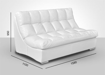 Прямой диван Брайтон без механизма 1580*1100*950 в Йошкар-Оле