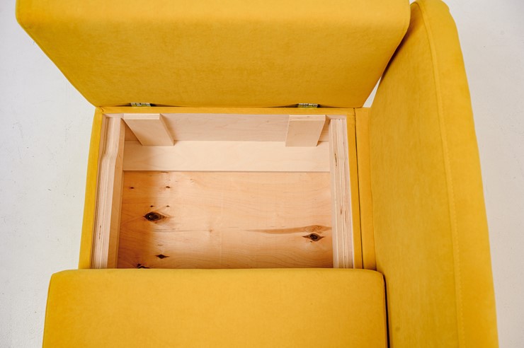 Диван-кровать левая Тедди желтый в Йошкар-Оле - изображение 7