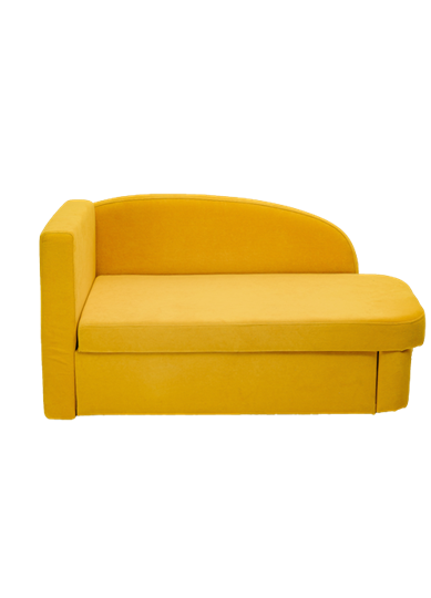 Диван-кровать левая Тедди желтый в Йошкар-Оле - изображение 1