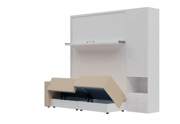 Диван Кровать-трансформер Smart (КД 1400+ШП), шкаф правый, левый подлокотник в Йошкар-Оле - предосмотр 1