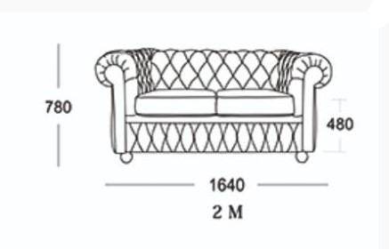 Прямой диван Честер 2М (седафлекс) в Йошкар-Оле - изображение 13