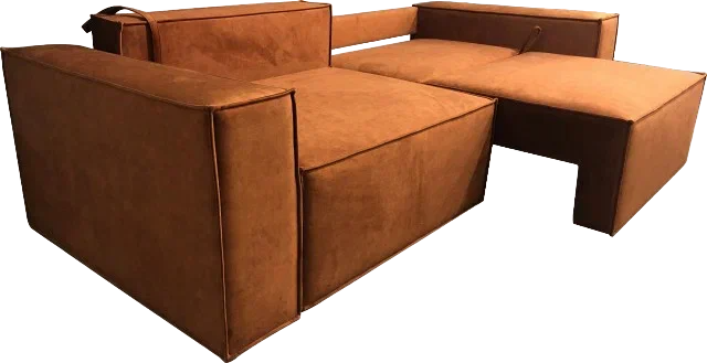 Прямой диван Лофт БЛ2-БП2 (Ремни/Еврокнижка) в Йошкар-Оле - изображение 2