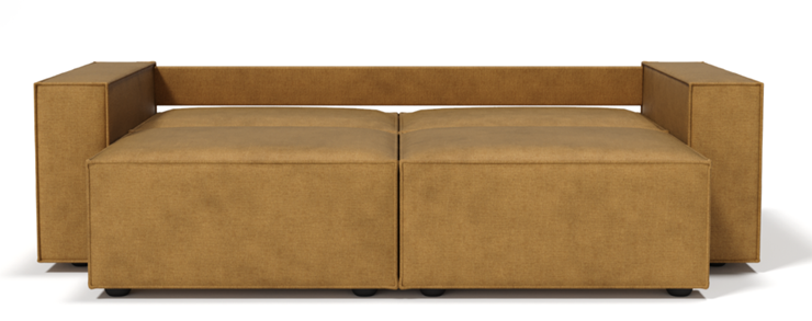 Прямой диван Лофт БЛ2-БП2 (Ремни/Еврокнижка) в Йошкар-Оле - изображение 9