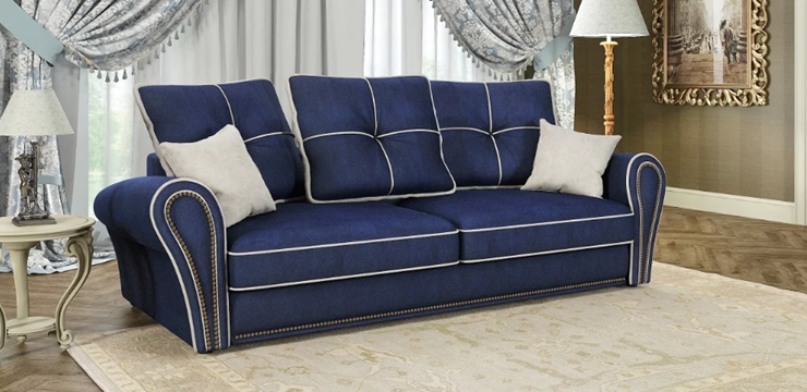 Прямой диван Виктория 3 подушки в Йошкар-Оле - изображение 3