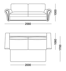 Прямой диван Виктория 3 подушки в Йошкар-Оле - предосмотр 4