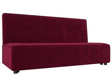 Прямой диван Зиммер, Бордовый (микровельвет) в Йошкар-Оле