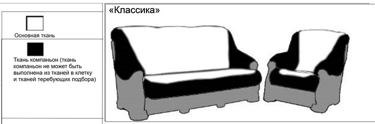 Большой диван Классика А, Миксотойл в Йошкар-Оле - изображение 4