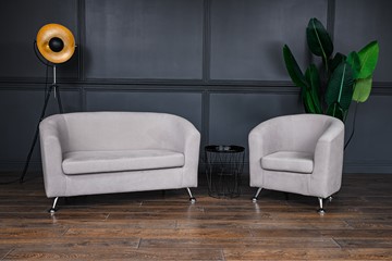 Комплект мебели Брамс  цвет бежевый диван 2Д + кресло в Йошкар-Оле