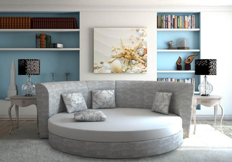 Круглый диван-кровать Смайл в Йошкар-Оле - изображение 5