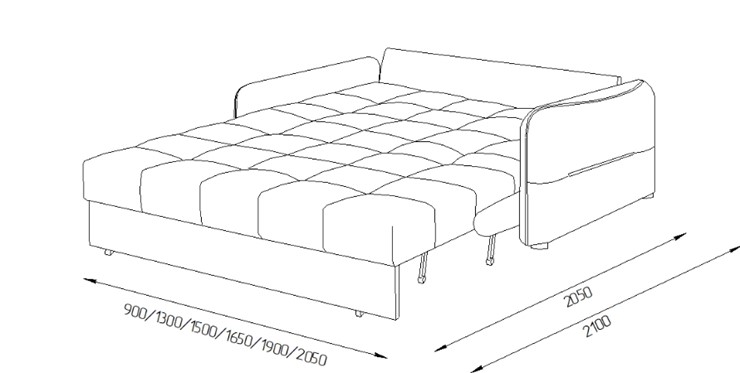 Прямой диван Токио 2 150 (НПБ) в Йошкар-Оле - изображение 7