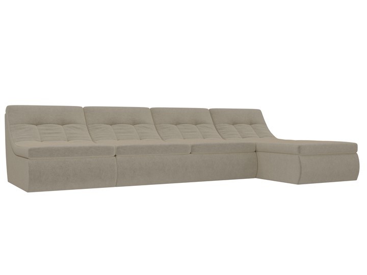 Модульный угловой диван Холидей, Бежевый (микровельвет) в Йошкар-Оле - изображение