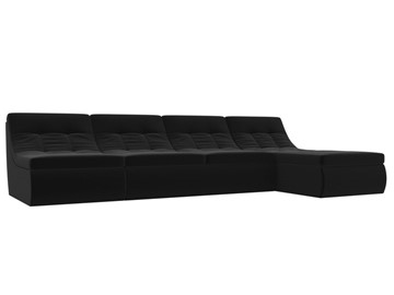 Модульный угловой диван Холидей, Черный (микровельвет) в Йошкар-Оле