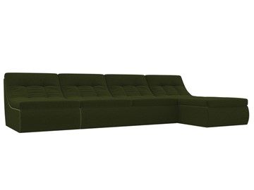 Большой модульный диван Холидей, Зеленый (микровельвет) в Йошкар-Оле