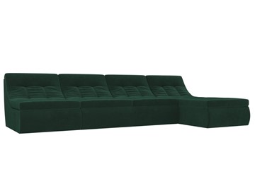 Большой модульный диван Холидей, Зеленый (велюр) в Йошкар-Оле
