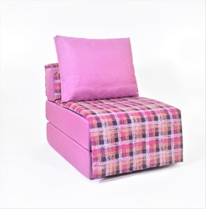 Бескаркасное кресло-кровать Харви, фуксия - квадро в Йошкар-Оле