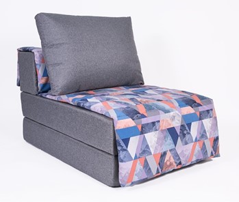 Бескаркасное кресло-кровать Харви, серый - сноу деним в Йошкар-Оле