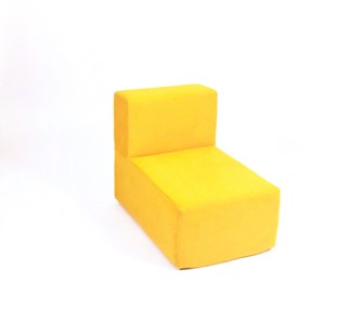 Кресло бескаркасное Тетрис 50х80х60, желтое в Йошкар-Оле