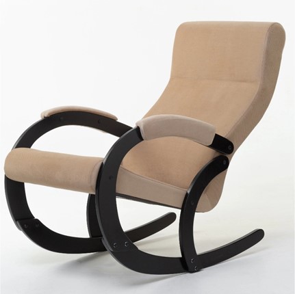 Кресло-качалка Корсика, ткань Amigo Beige 34-Т-AB в Йошкар-Оле - изображение