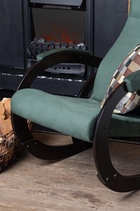 Кресло-качалка в гостиную Корсика, ткань Amigo Green 34-Т-AG в Йошкар-Оле - предосмотр 6