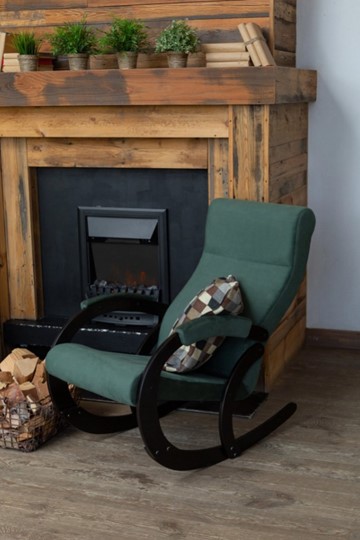 Кресло-качалка в гостиную Корсика, ткань Amigo Green 34-Т-AG в Йошкар-Оле - изображение 7