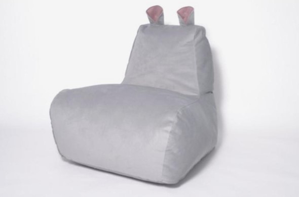 Кресло-мешок Бегемот серый в Йошкар-Оле - изображение