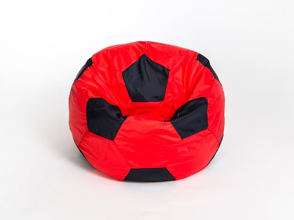 Кресло-мешок Мяч большой, красно-черный в Йошкар-Оле - изображение