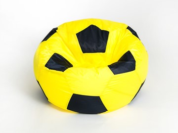 Кресло-мешок Мяч большой, желто-черный в Йошкар-Оле