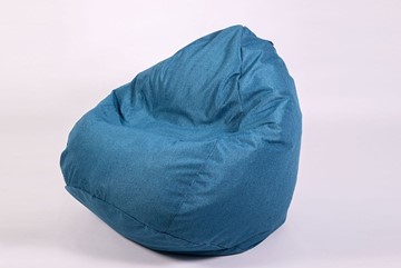 Кресло-мешок Юниор, рогожка синий в Йошкар-Оле