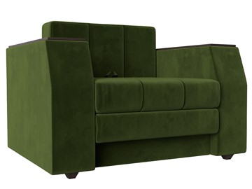 Кресло раскладное Атлантида, Зеленый (Микровельвет) в Йошкар-Оле