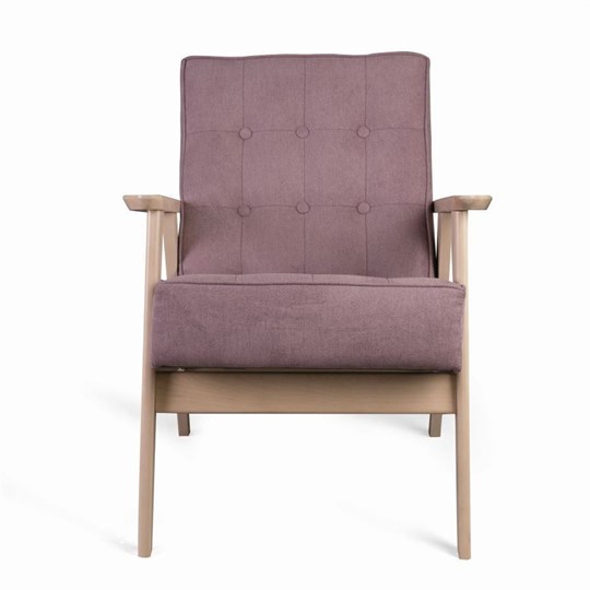 Кресло Ретро (беленый дуб / RS 12 - розовый) в Йошкар-Оле - изображение 1
