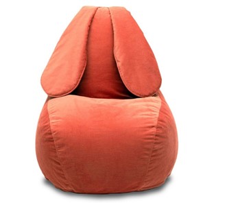 Кресло-игрушка КлассМебель Зайка (длинные уши), оранжевый в Йошкар-Оле