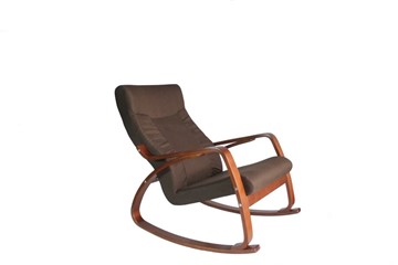 Кресло-качалка Женева, ткань шоколад в Йошкар-Оле - предосмотр