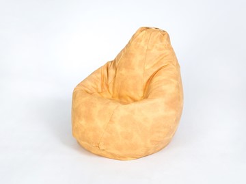Кресло-мешок Груша среднее, жаккард, песок в Йошкар-Оле