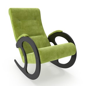 Кресло-качалка Модель 3, Verona 38 Apple Green-велюр в Йошкар-Оле
