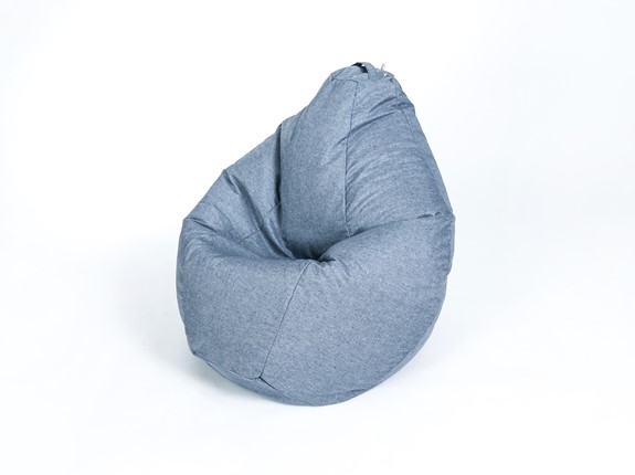 Кресло-мешок Хоум малое, серая в Йошкар-Оле - изображение