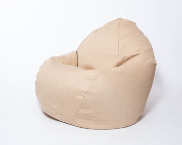 Кресло-мешок Макси, рогожка, 150х100, песочное в Йошкар-Оле - предосмотр