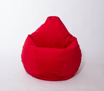 Кресло-мешок Груша большое, велюр однотон, красное в Йошкар-Оле - предосмотр 2
