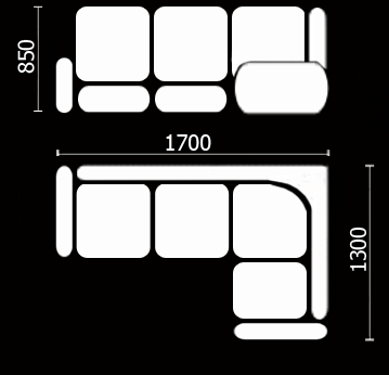 Кухонный угловой диван Нео КМ-01 (168х128 см.) в Йошкар-Оле - изображение 3