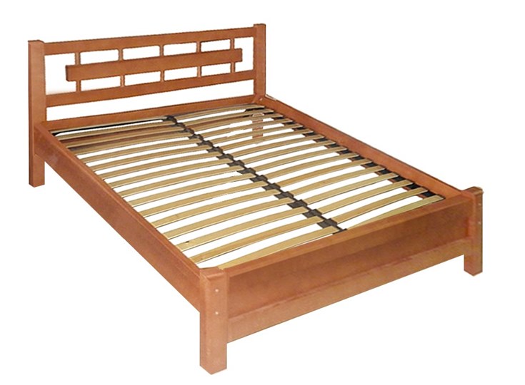 Кровать полутороспальная Алина 140х190 с оcнованием в Йошкар-Оле - изображение 1