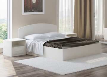 Кровать с механизмом 2-спальная Этюд 140x200, Белый в Йошкар-Оле
