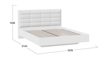 Кровать 2-х спальная Агата тип 1 (Белый) в Йошкар-Оле - предосмотр 2