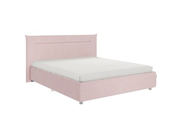 Кровать Альба 1.6, нежно-розовый (велюр) в Йошкар-Оле