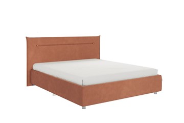 Кровать двуспальная Альба 1.6, персик (велюр) в Йошкар-Оле